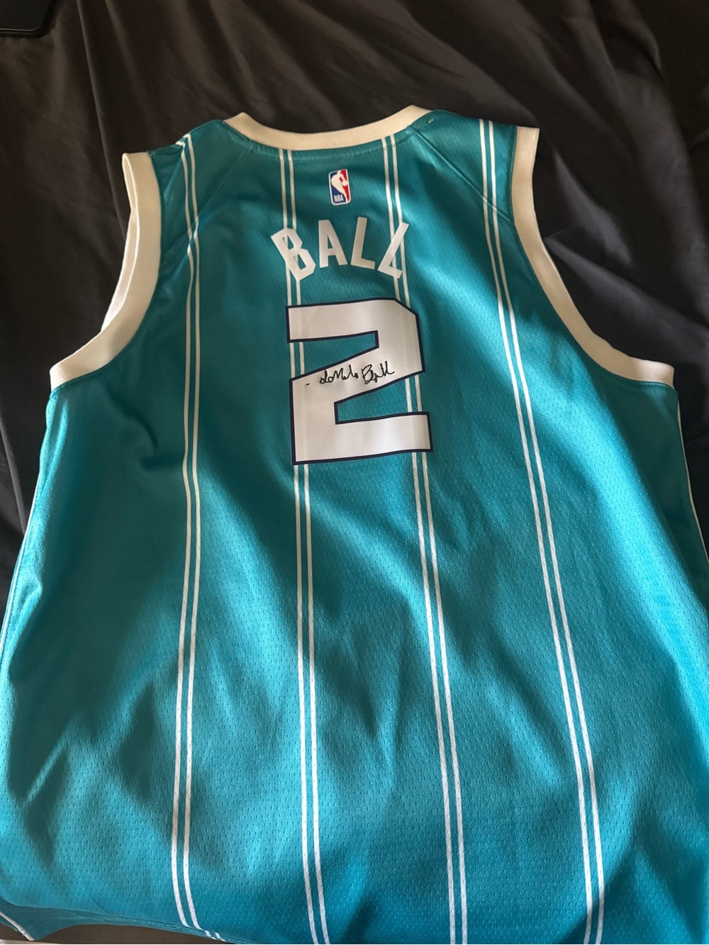 Teal Men's Basketball Jersey #2 - Signed